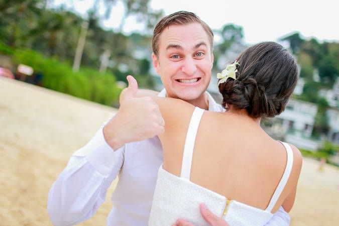 Stress free and fun wedding photographer Phuket