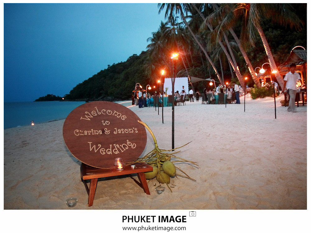 0062 Four Seasons Resort wedding reception photographer Koh Samui Thailand Czarina & Jason wedding day at Four Seasons Resort , Koh Samui