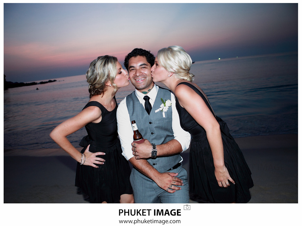 0041 - Beach Wedding Photographer in Phuket 0041 Beach Wedding Photographer in Phuket Paraire and Melissa : Wedding day at Katathani