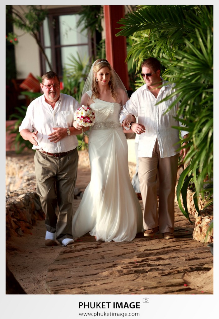 Rocky's Boutique Resort beach wedding photograph by Phuket Image Photography.