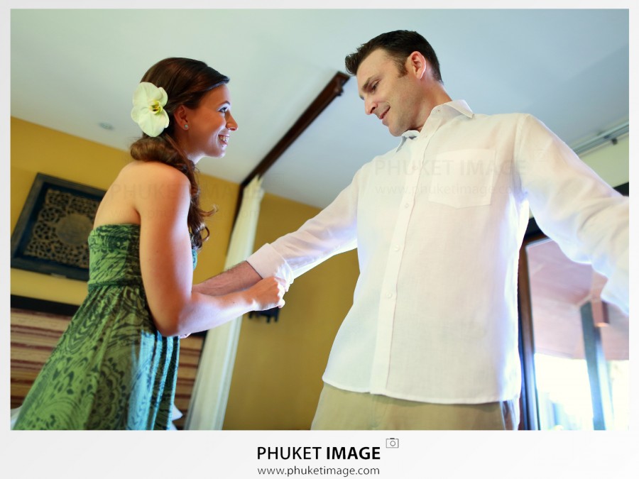 A wedding couple in Thailand.