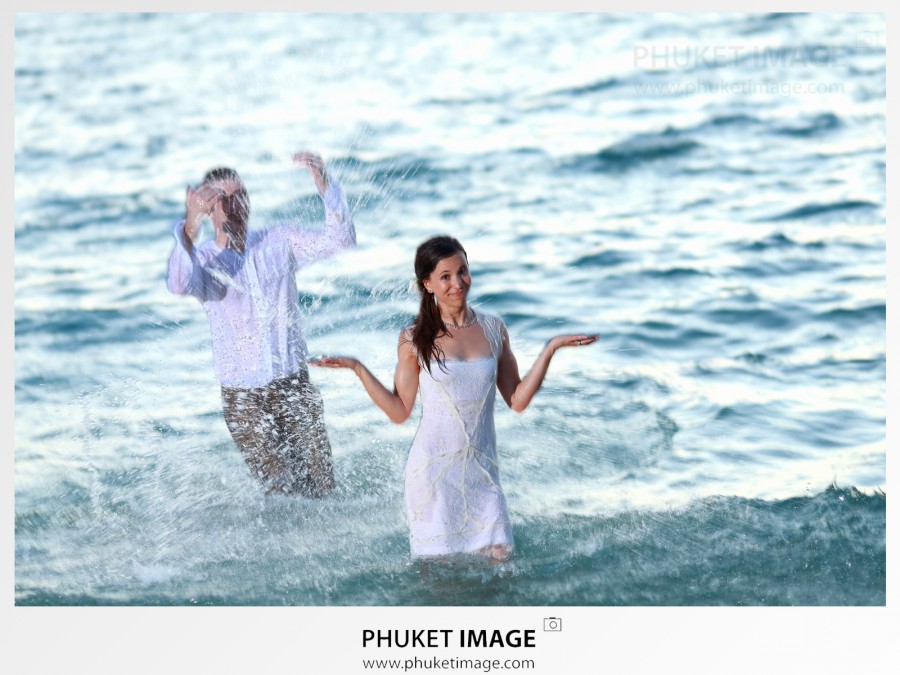 On the beach wedding in Koh Samui